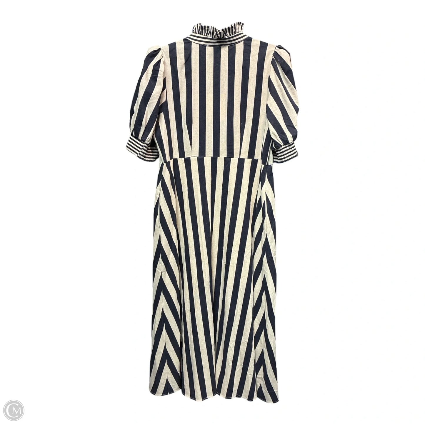 Dress Casual Maxi By Entro In Striped Pattern, Size: L