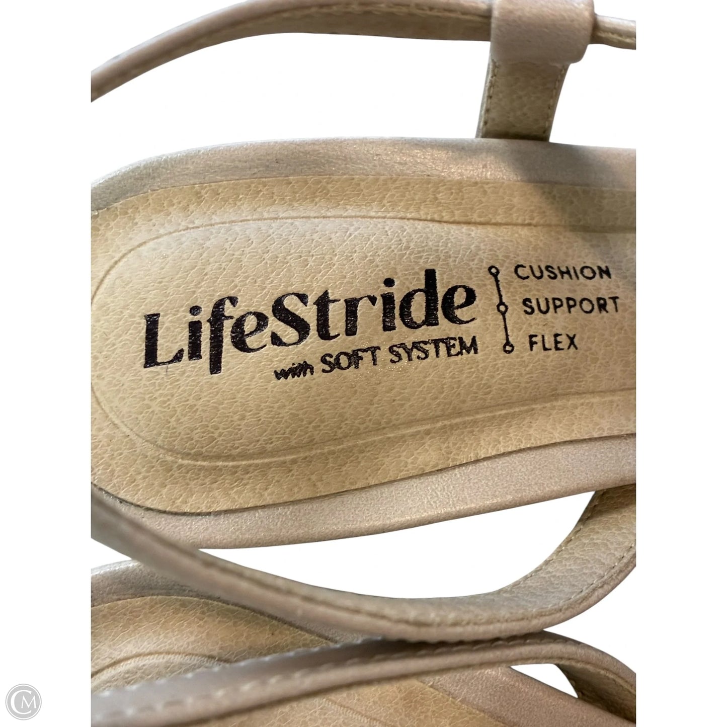 Shoes Heels Kitten By Cmf In Cream, Size: 5