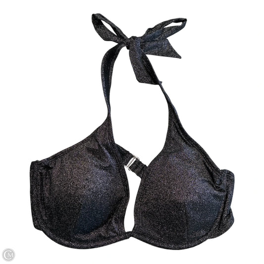Swimsuit Top By No Boundaries In Black & Silver, Size: L