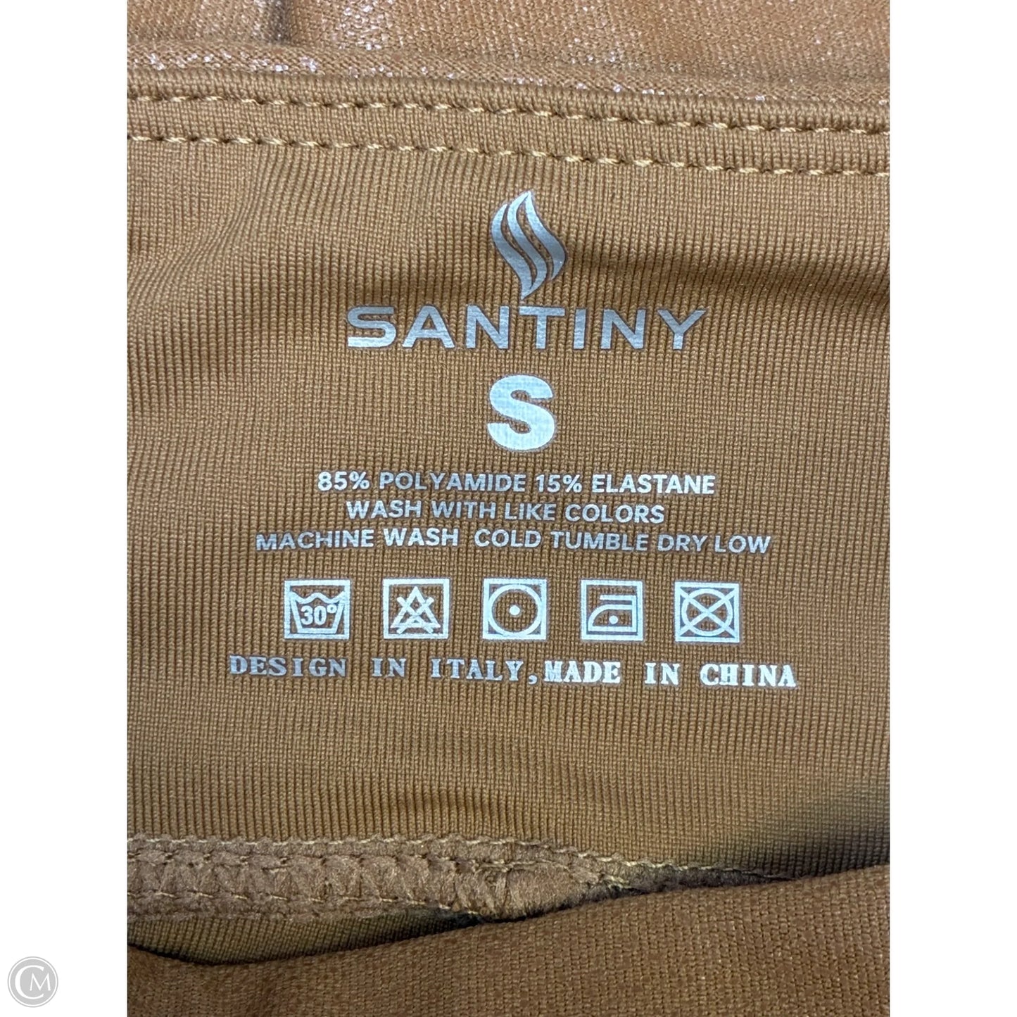 Athletic Leggings By Clothes Mentor In Brown, Size: S