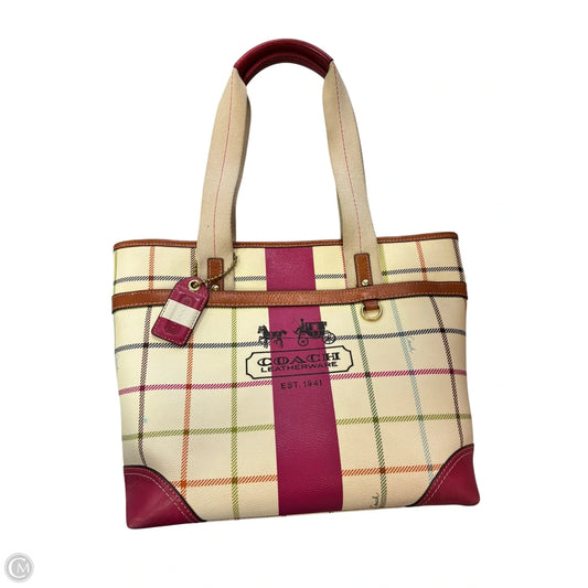 Handbag Designer By Coach, Size: Medium