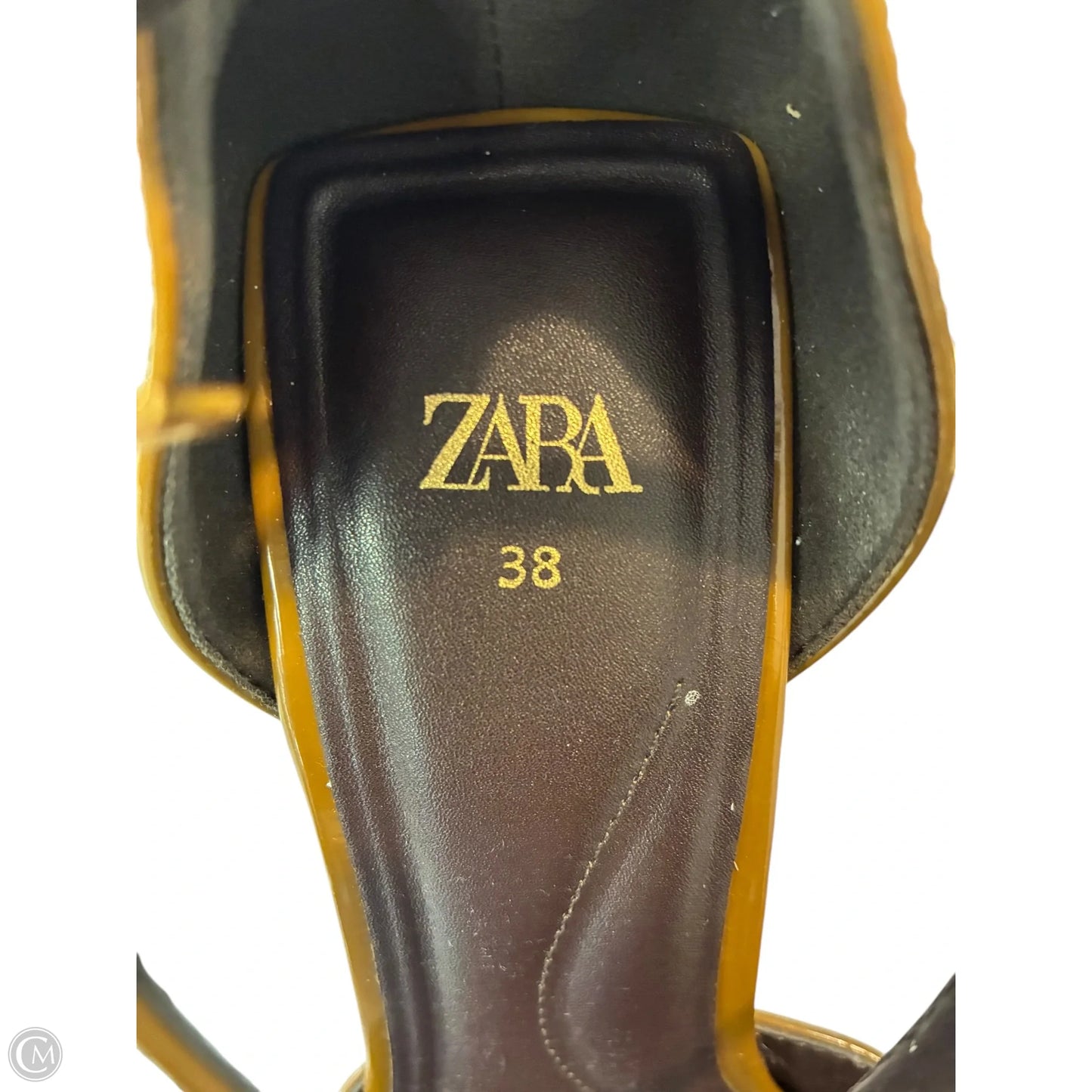 Shoes Heels Stiletto By Zara In Brown, Size: 7.5