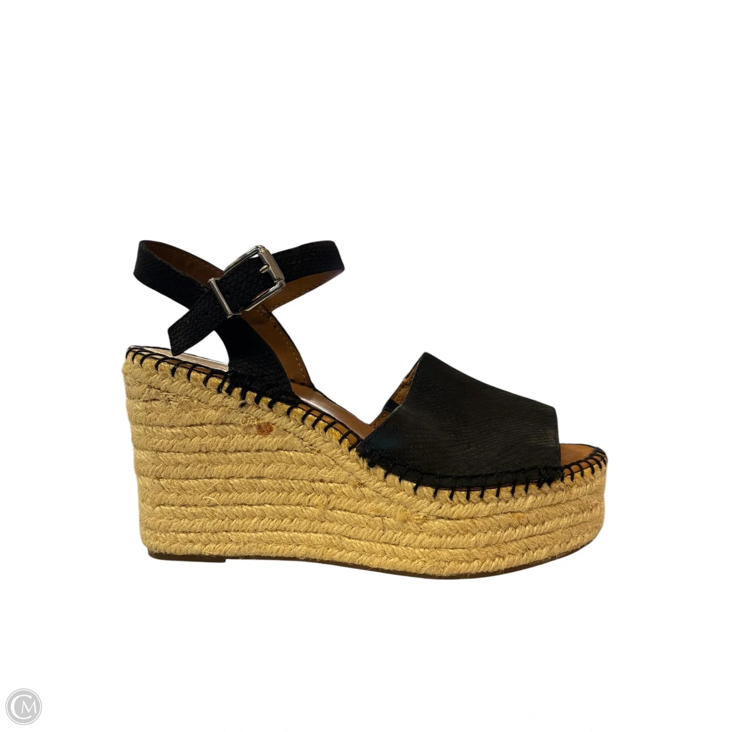 Shoes Heels Wedge By Franco Sarto In Black, Size: 7