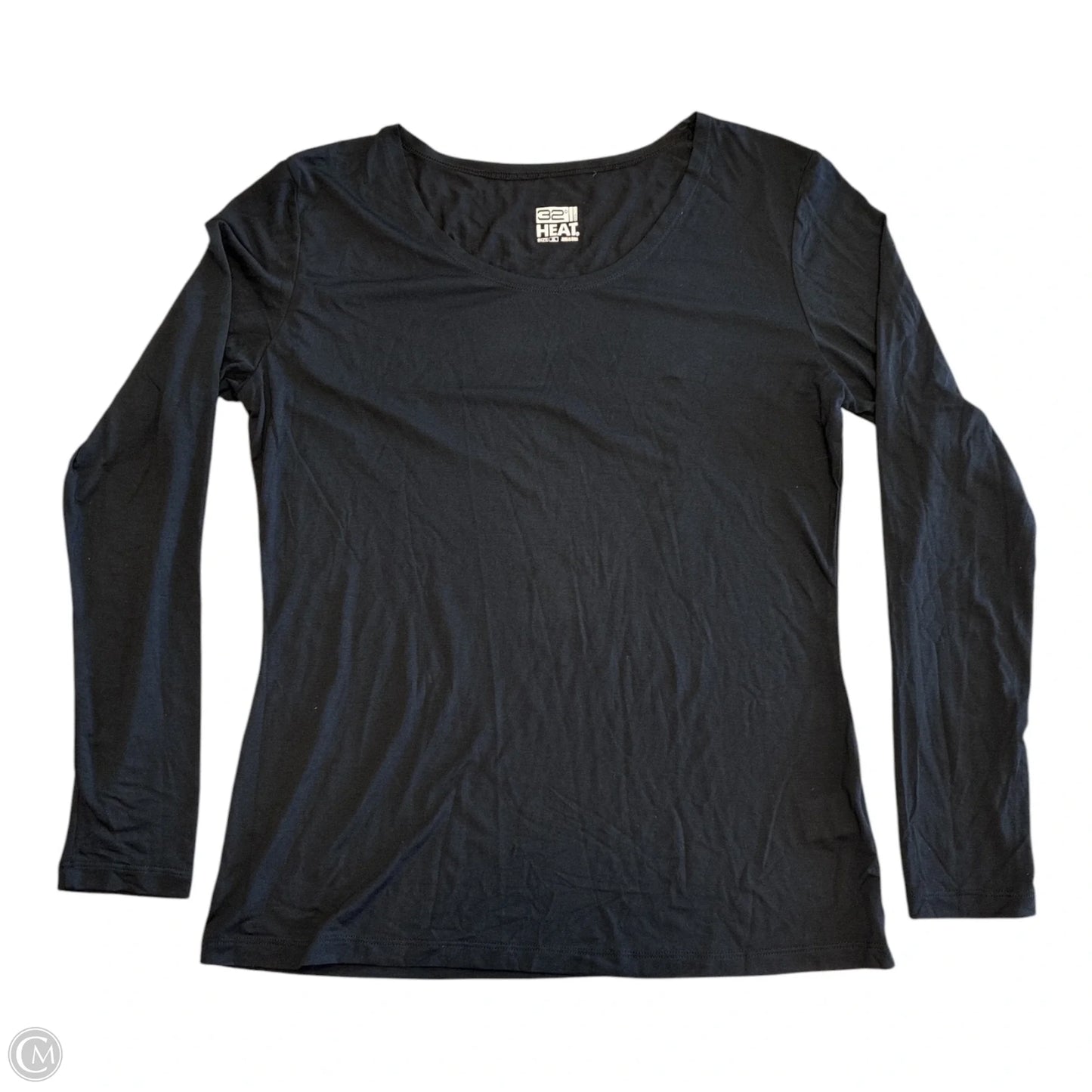 Top Long Sleeve Basic By 32 Degrees In Black, Size: Xl