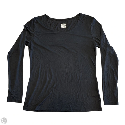 Top Long Sleeve Basic By 32 Degrees In Black, Size: Xl