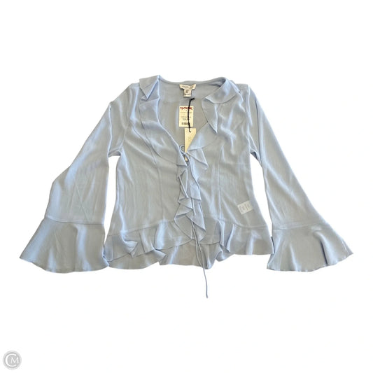 Blouse Long Sleeve By Joie In Blue, Size: M