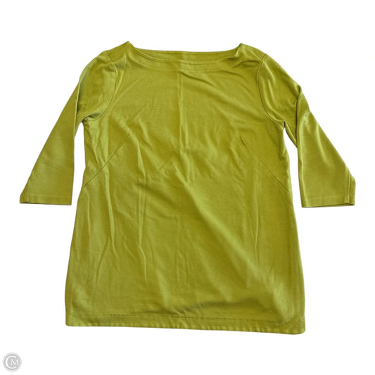Top Long Sleeve By J. Jill In Green, Size: L