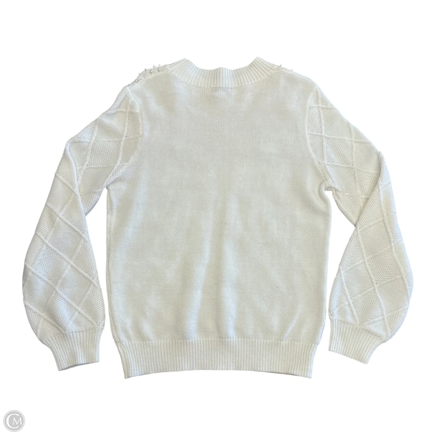 Sweater By Andree By Unit In Cream, Size: S