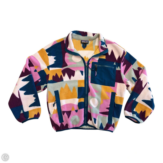 Jacket Fleece By Patagonia In Multi-colored, Size: S