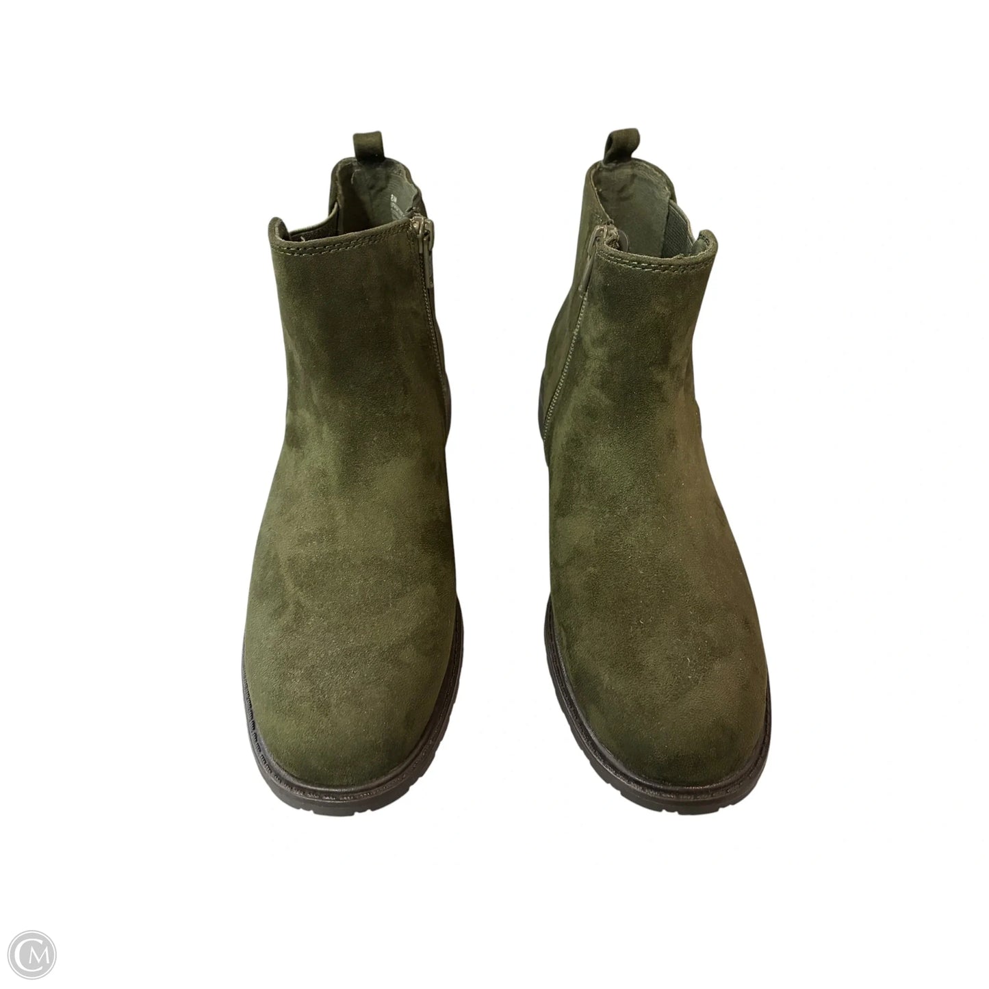 Boots Ankle Heels By White Mountain In Green, Size: 8