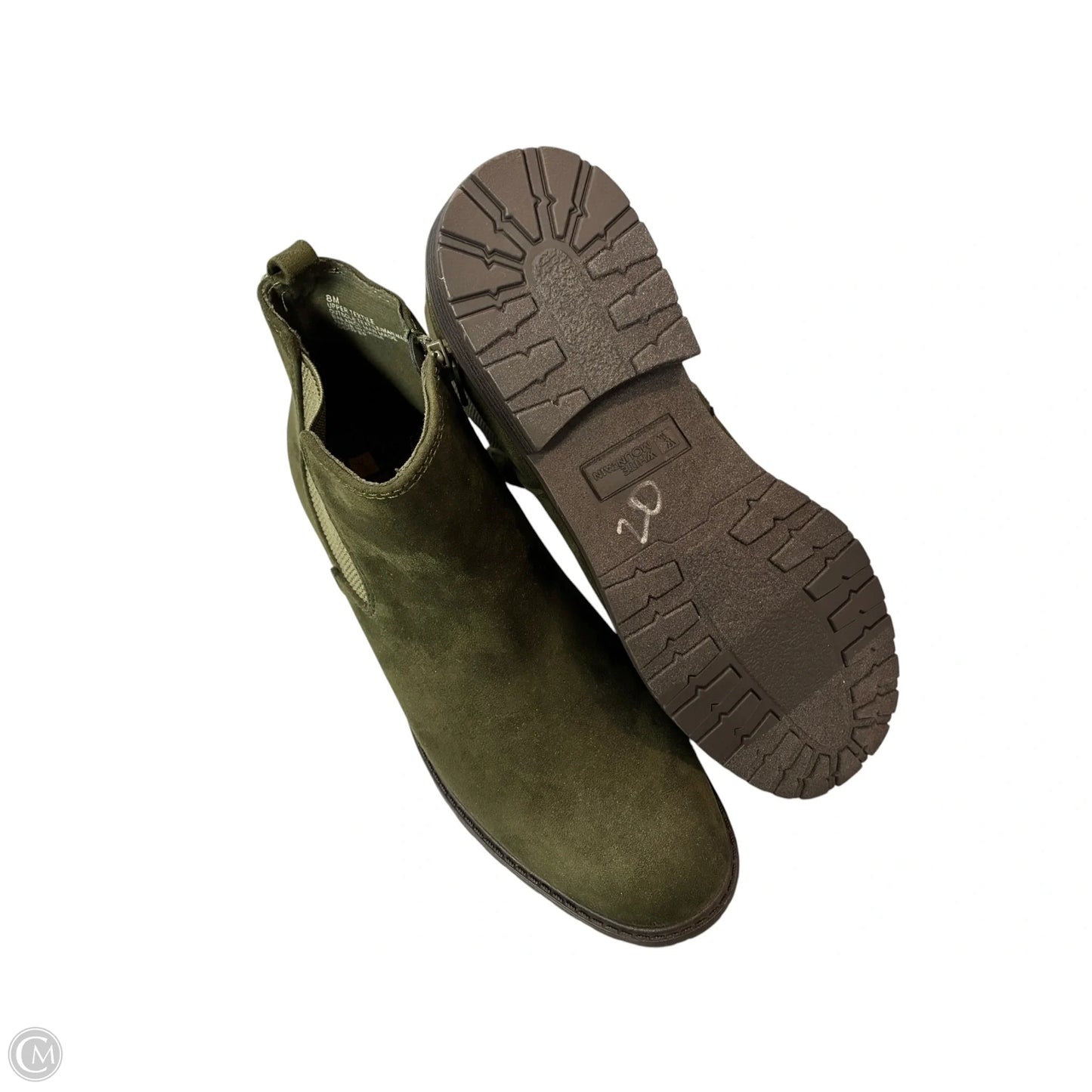 Boots Ankle Heels By White Mountain In Green, Size: 8