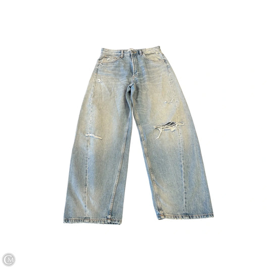 Jeans Boyfriend By Zara In Blue Denim, Size: 14