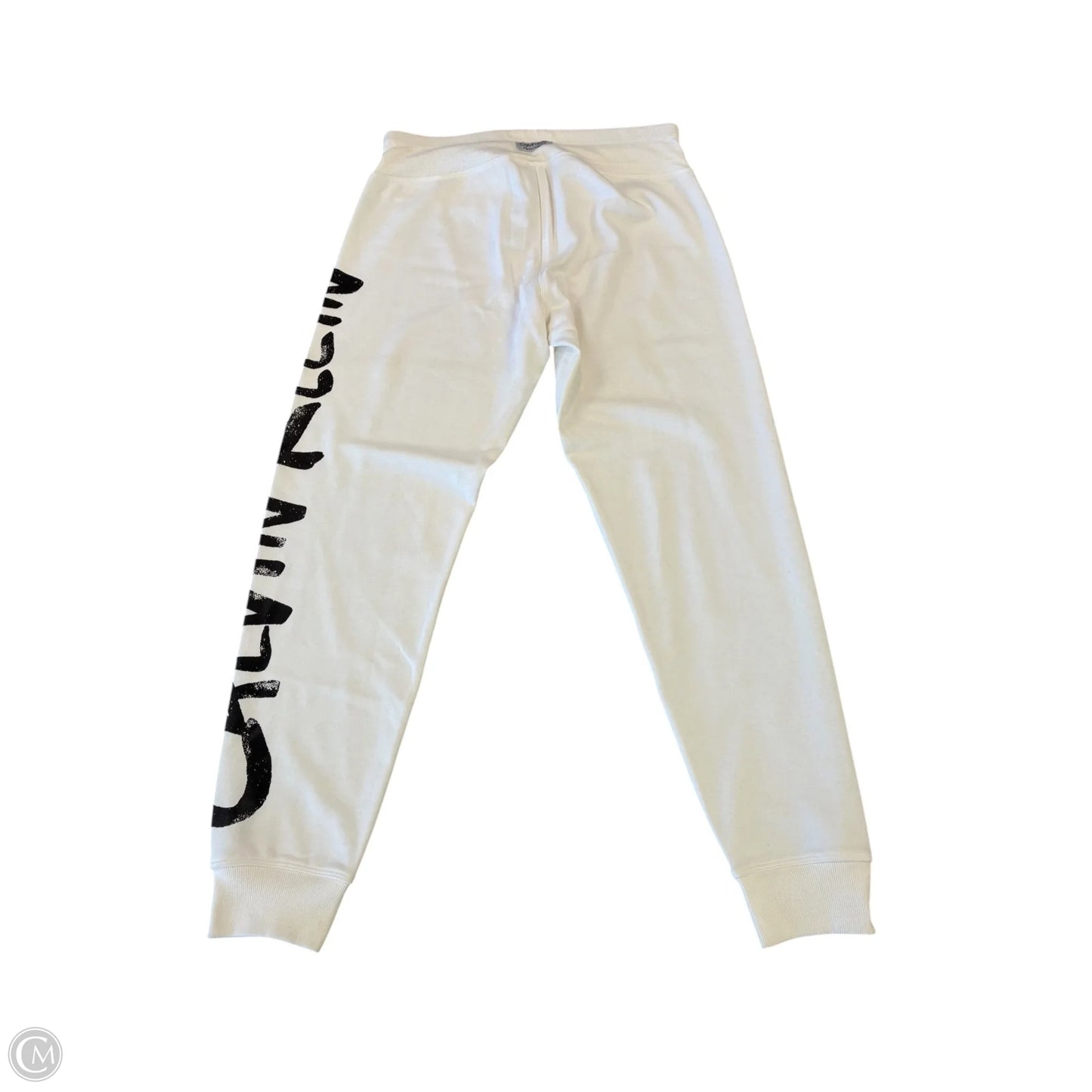 Pants Joggers By Calvin Klein In Cream, Size: S