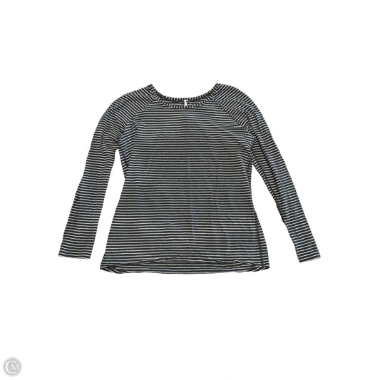 Athletic Top Long Sleeve Crewneck By Lululemon In Striped Pattern, Size: S