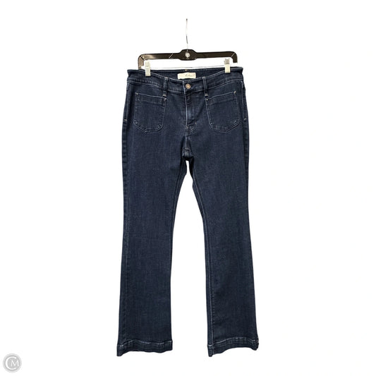 Jeans Flared By Kancan In Blue Denim, Size: 12