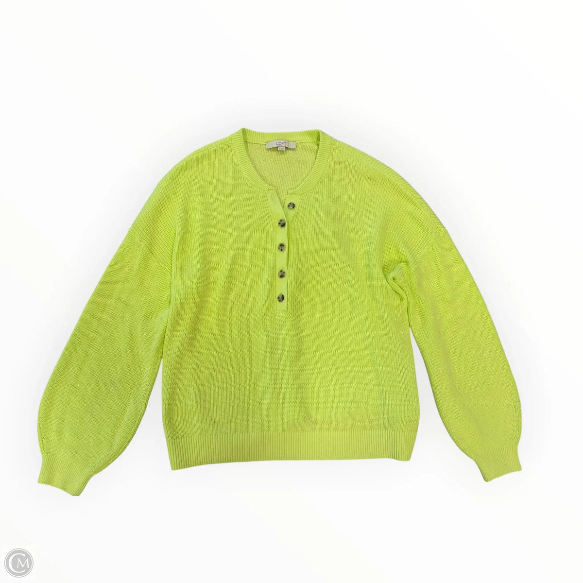 Sweater By Loft In Green, Size: Xl