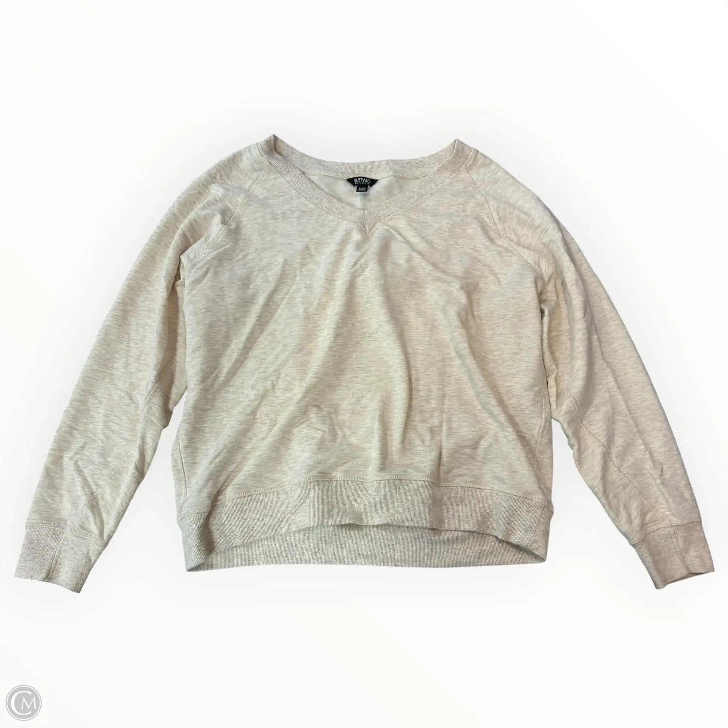 Sweatshirt Crewneck By Buffalo David Bitton In Tan, Size: L