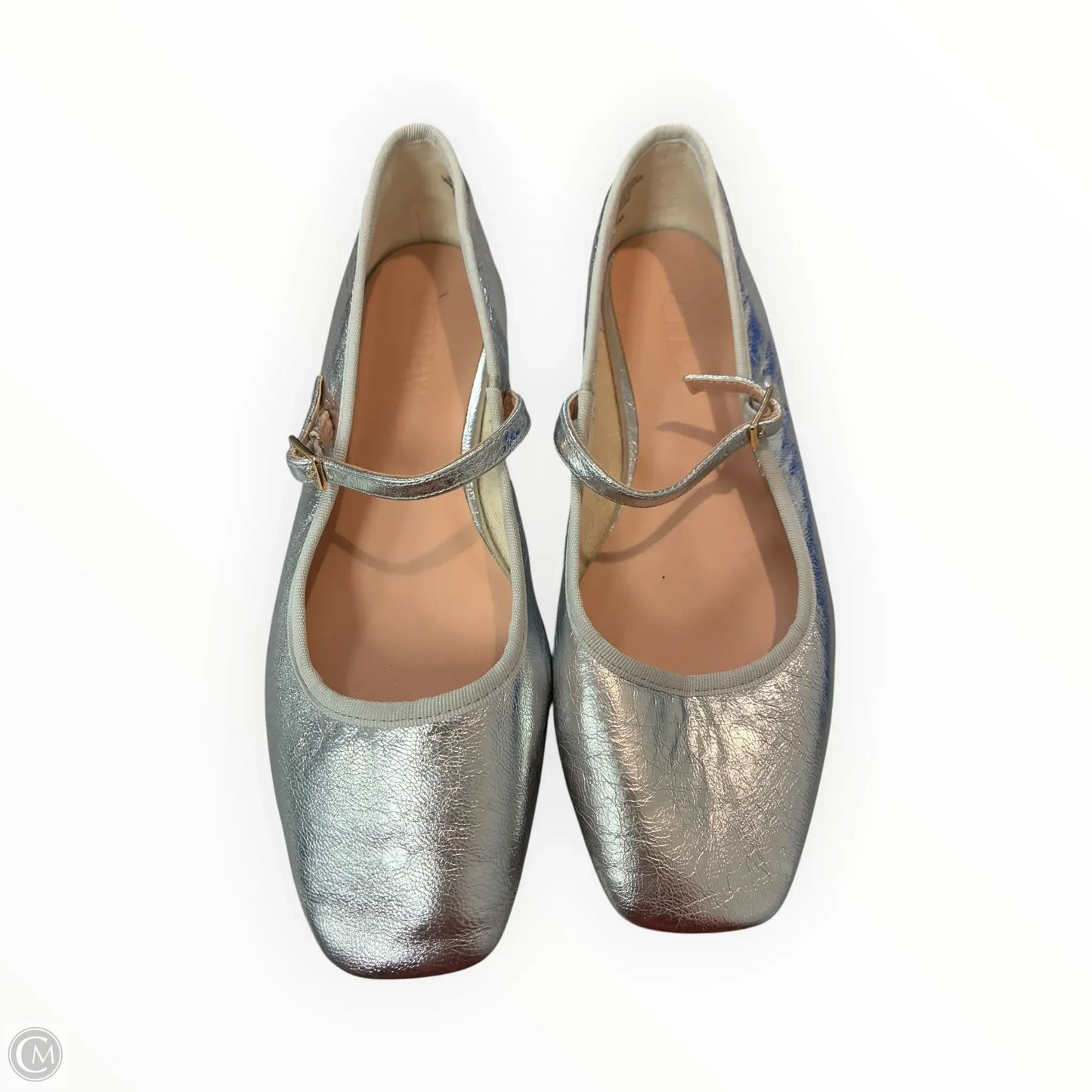 Shoes Flats By J. Crew In Silver, Size: 8