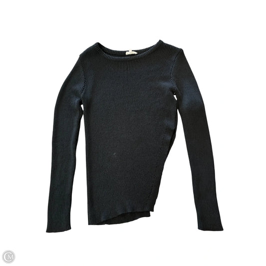 Top Long Sleeve By Mimosa In Black, Size: S