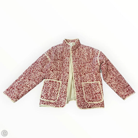Jacket Other By Cmf In Cream & Red, Size: S