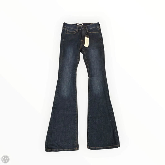 Jeans Flared By Banana Republic In Blue Denim, Size: 2