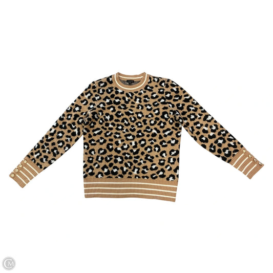Sweater By Talbots In Animal Print, Size: M