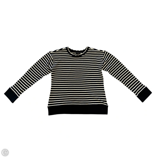 Top Long Sleeve By Talbots In Striped Pattern, Size: S