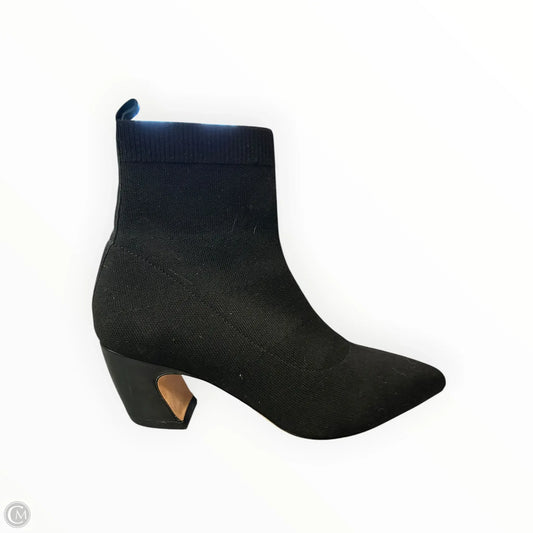 Boots Ankle Heels By Deltan In Black, Size: 6