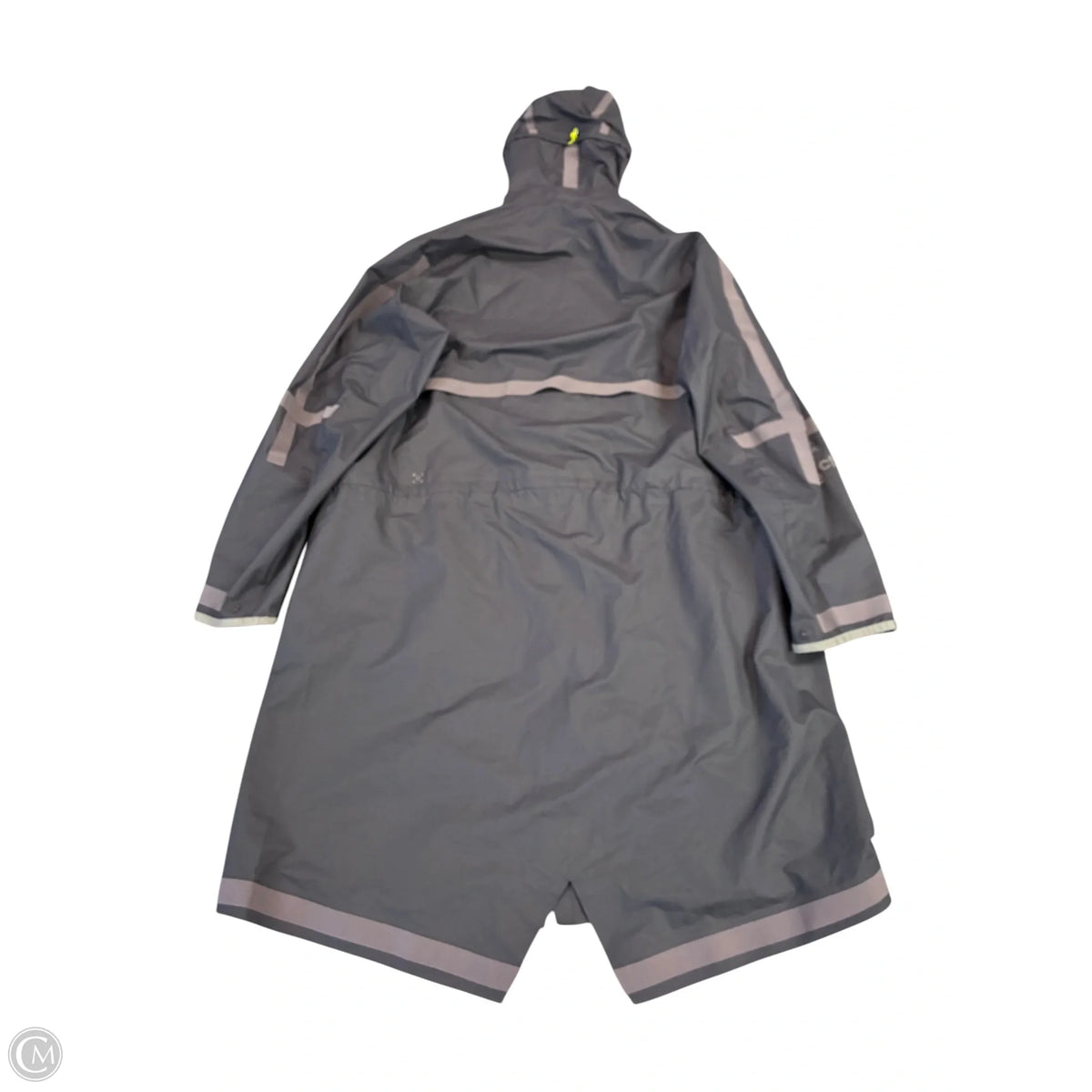 Coat Raincoat By Lululemon In Grey, Size: L