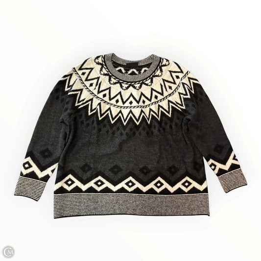 Sweater By Lane Bryant In Grey, Size: 2x