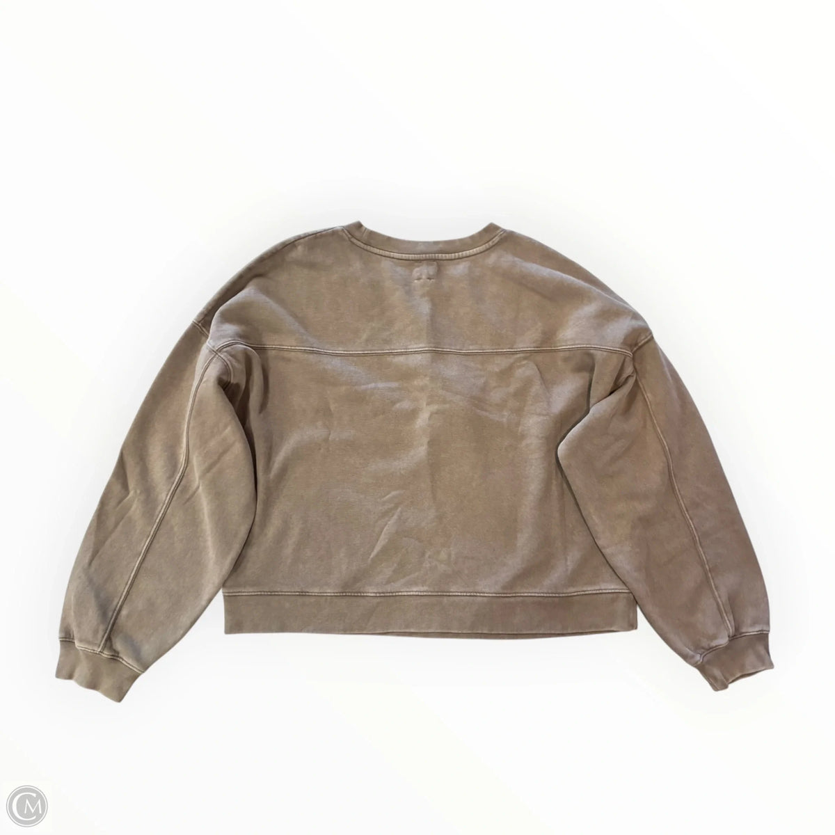 Sweatshirt Crewneck By Gap In Brown, Size: L