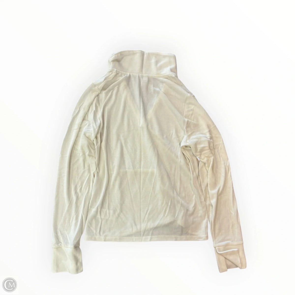 Top Long Sleeve By Old Navy In Cream, Size: M