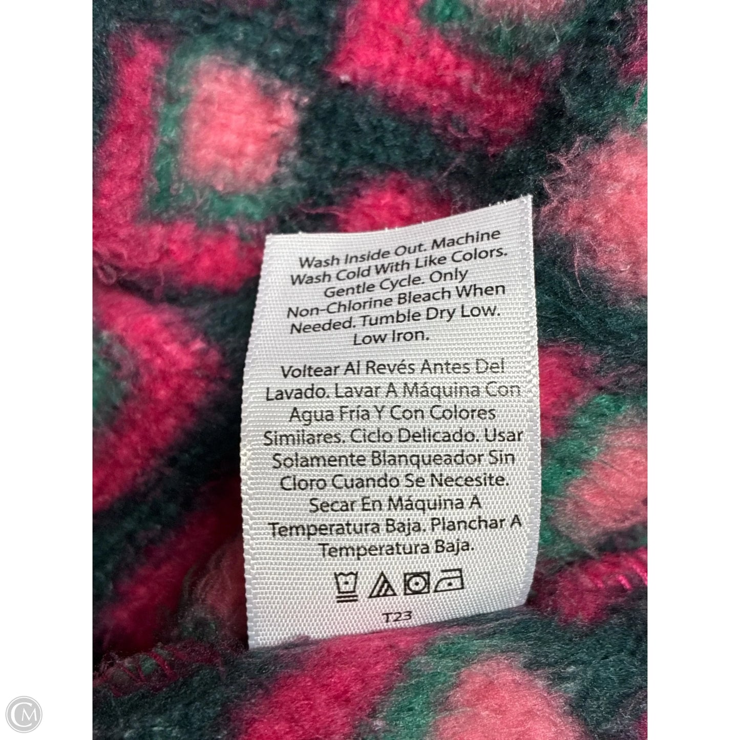 Jacket Other By Terra & Sky In Green & Pink, Size: 2x