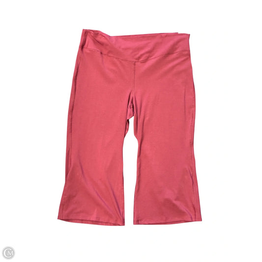 Athletic Capris By Old Navy In Red, Size: 3x