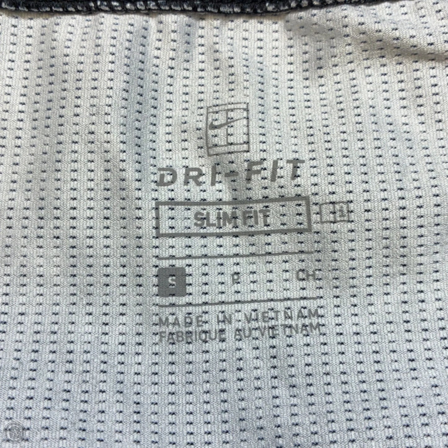 Athletic Tank Top By Nike In Black & White, Size: S