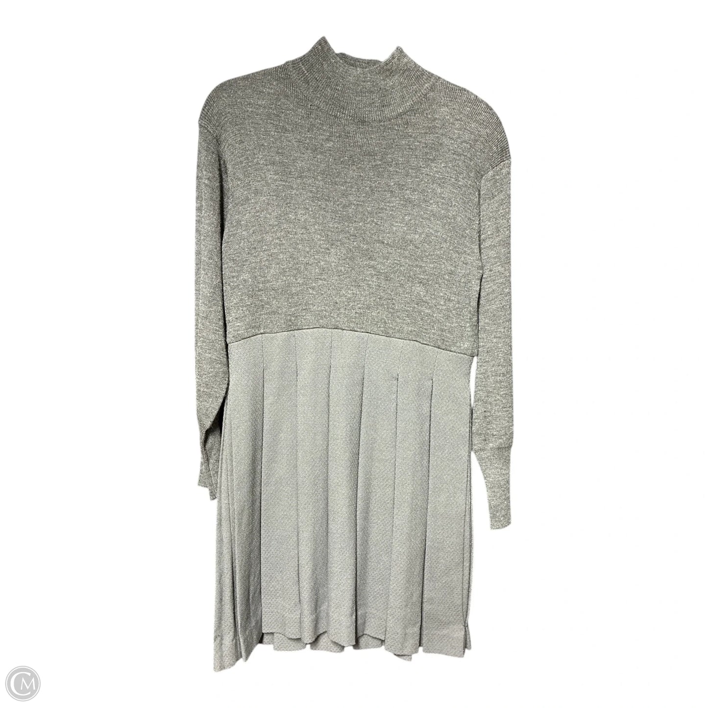 Dress Casual Midi By Clothes Mentor In Grey, Size: L