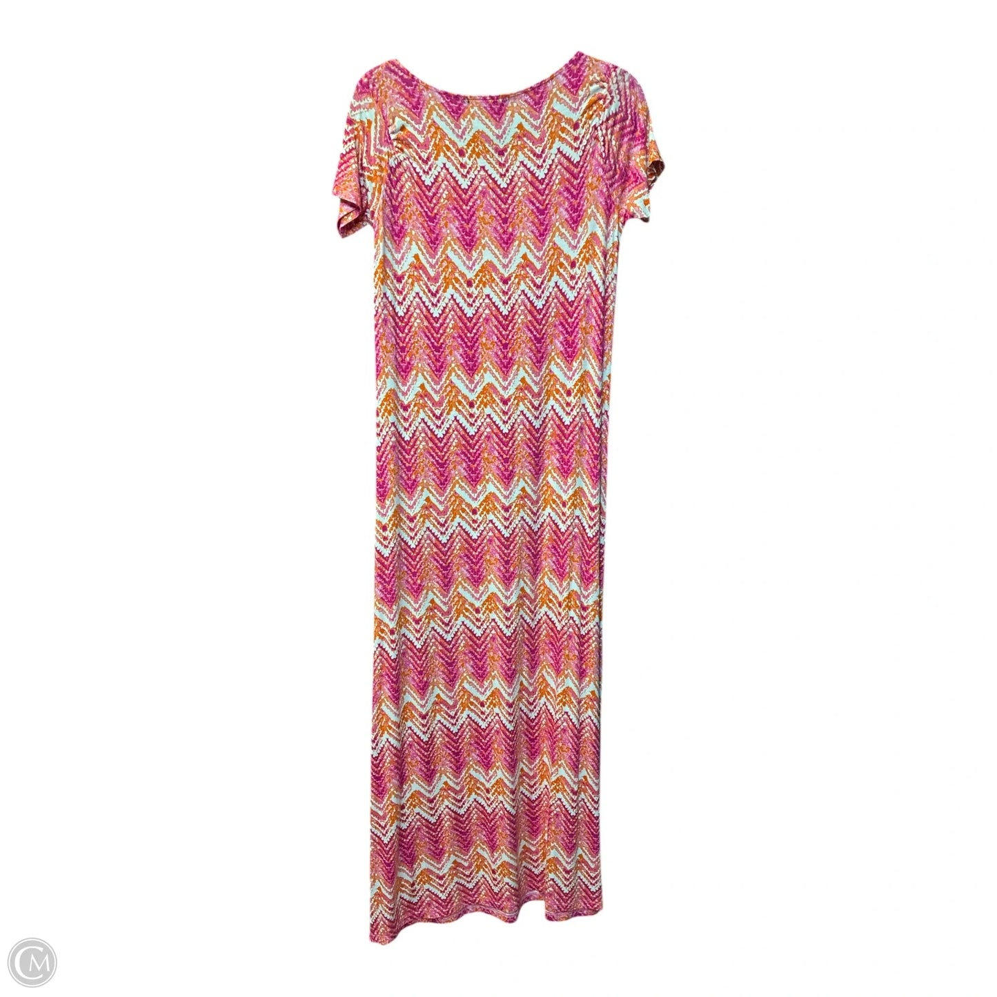 Dress Casual Maxi By Design History In Orange & Pink, Size: S