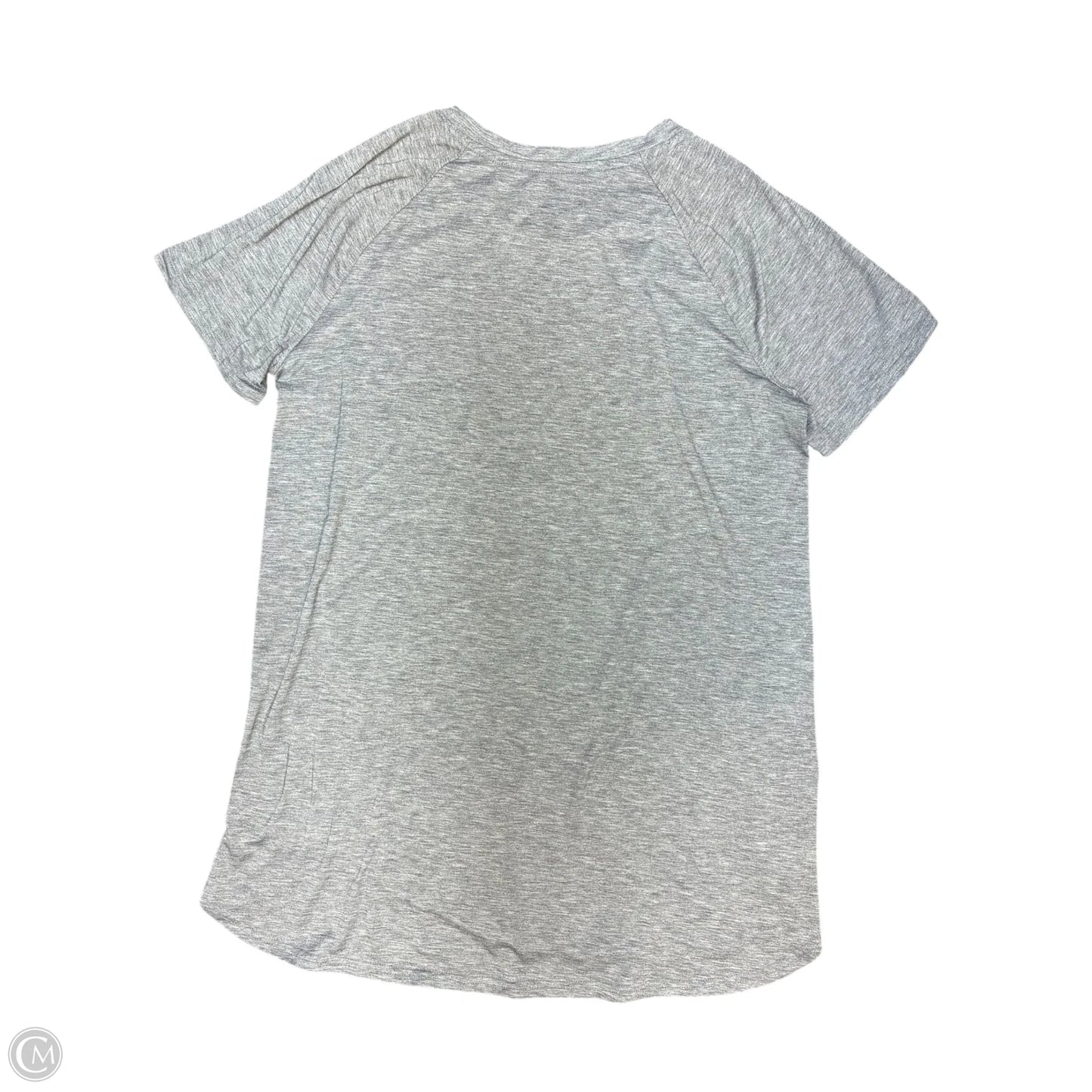 Athletic Top Short Sleeve By Tek Gear In Grey, Size: S
