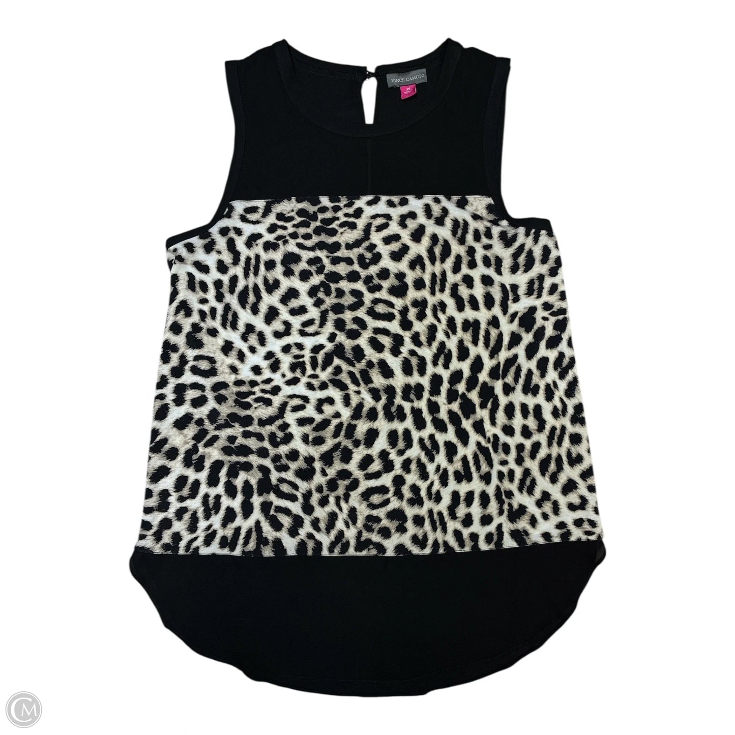 Top Sleeveless By Vince Camuto In Animal Print, Size: Xs