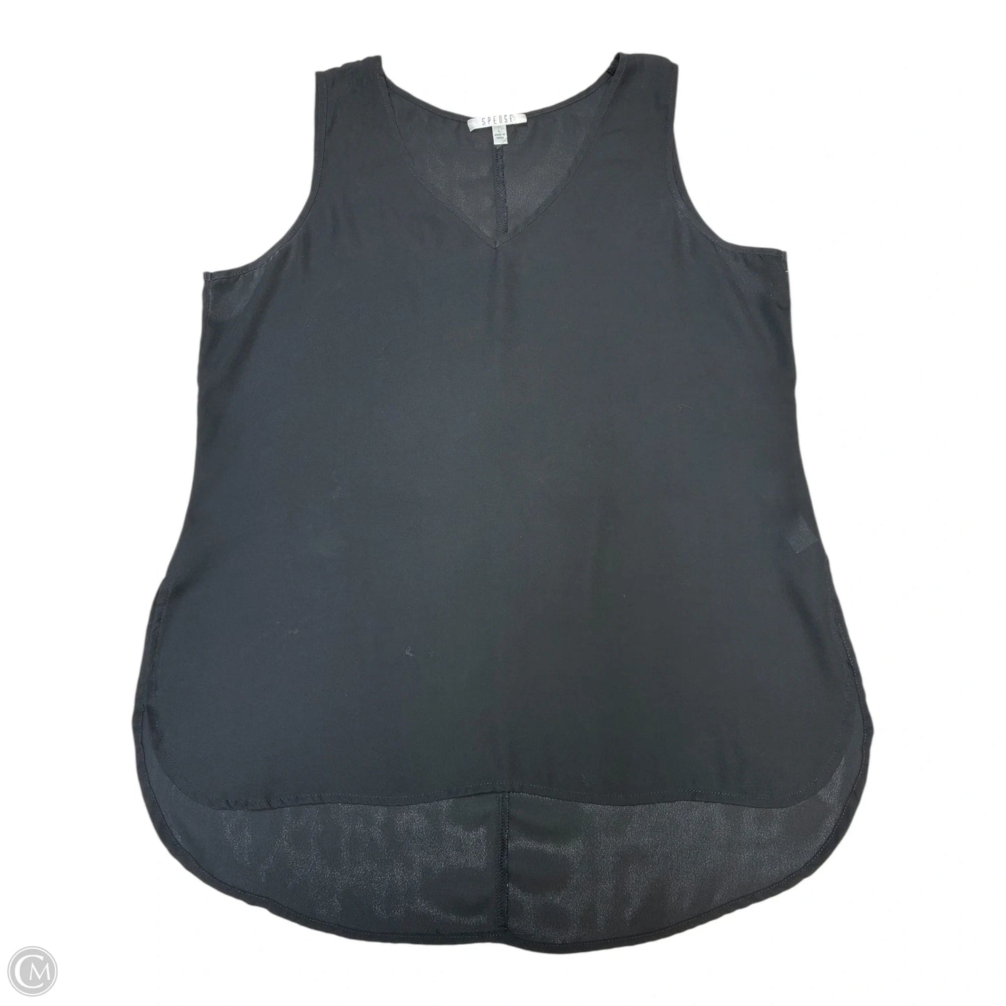 Top Sleeveless By Spense In Black, Size: L