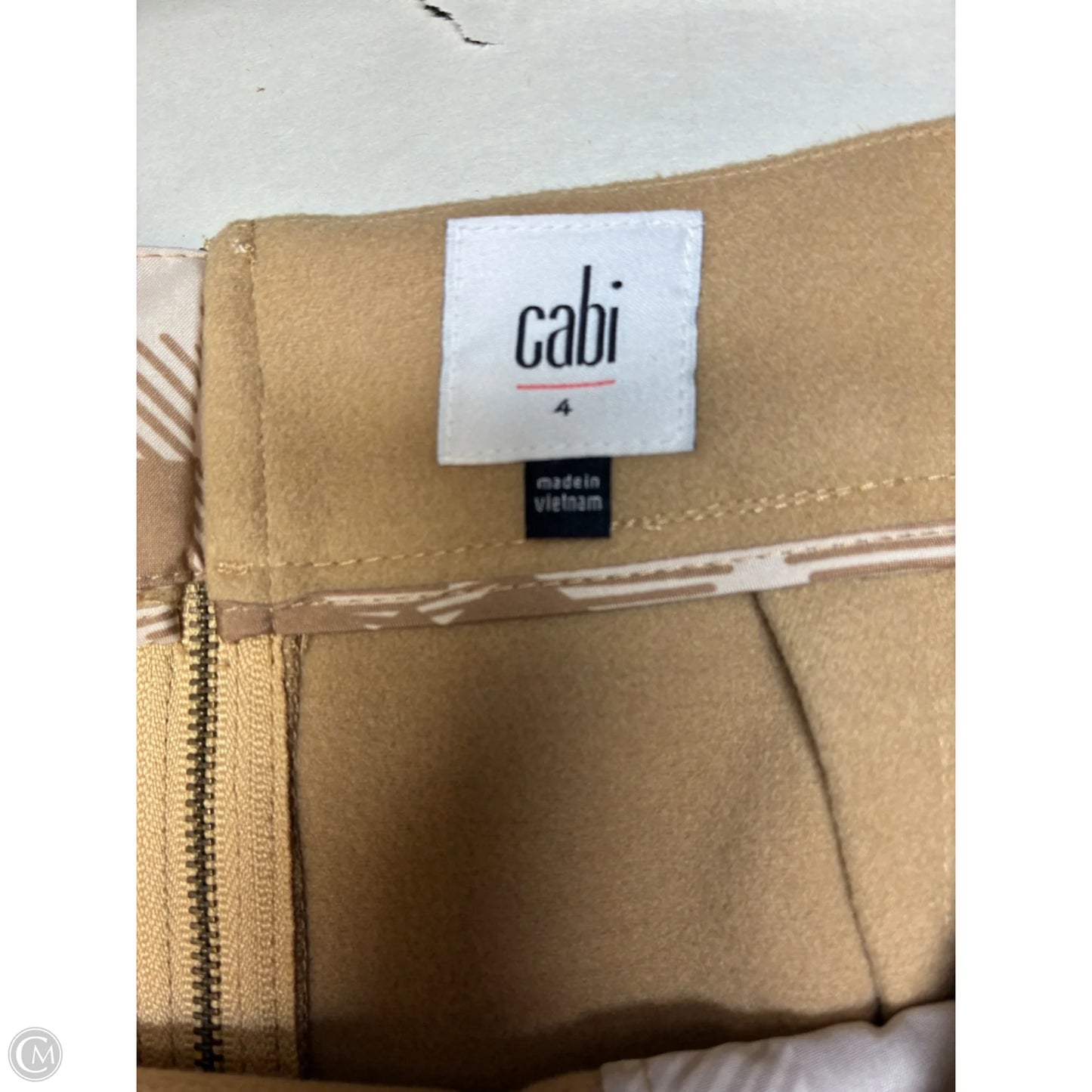 Skirt Mini & Short By Cabi In Tan, Size: 4
