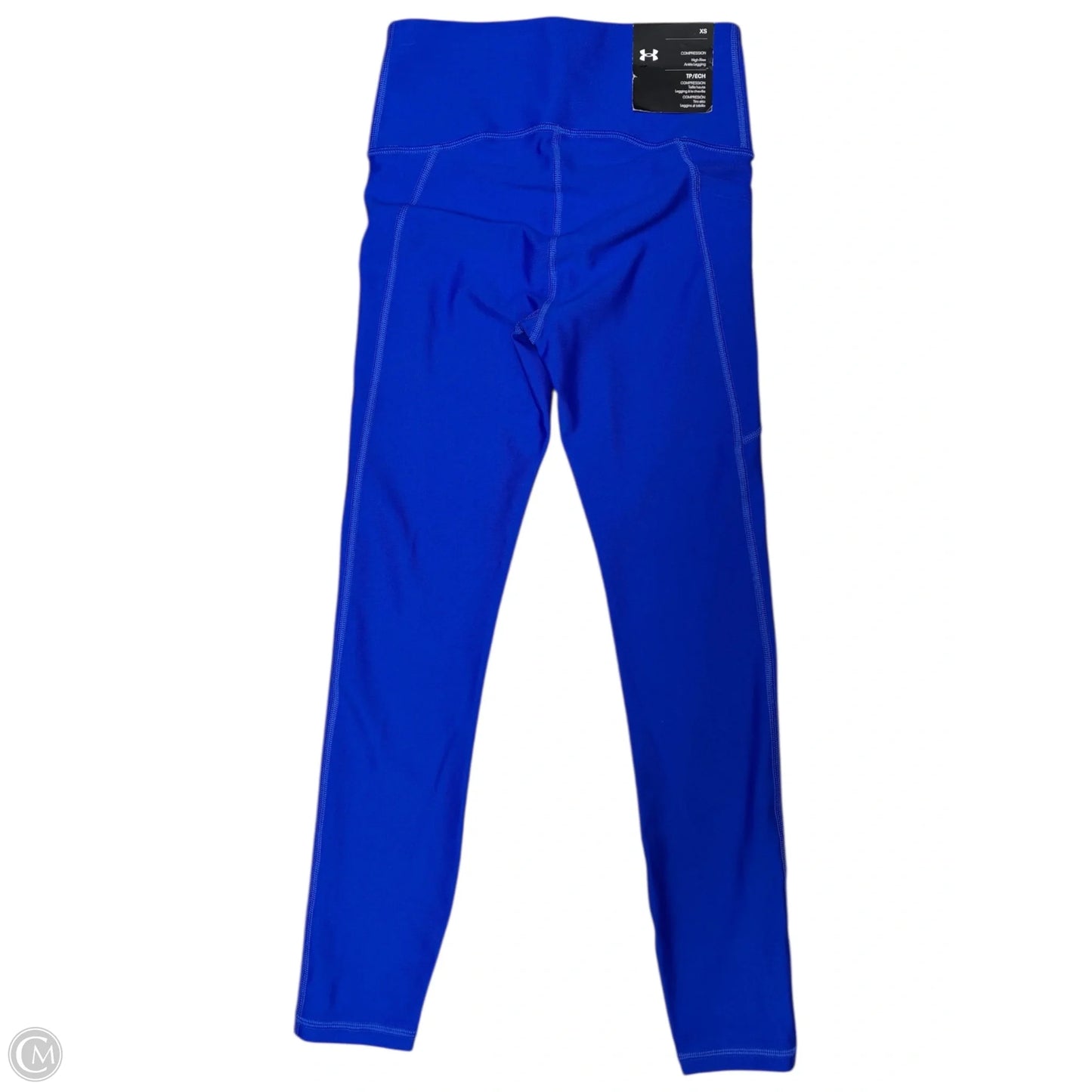 Athletic Leggings By Under Armour In Blue, Size: Xs