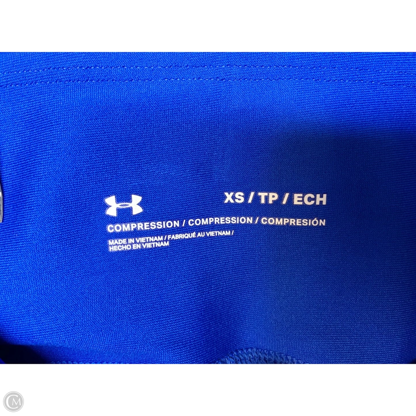 Athletic Leggings By Under Armour In Blue, Size: Xs