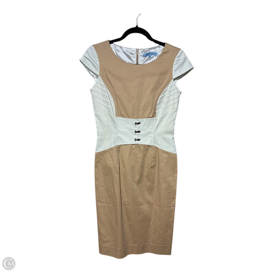 Dress Party Short By Antonio Melani In Tan & White, Size: Xs