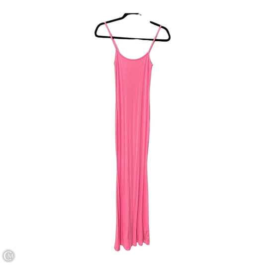 Dress Casual Maxi By Cmf In Pink, Size: S