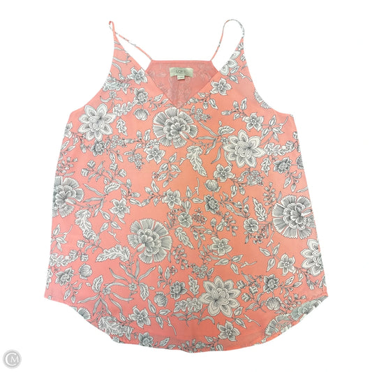 Top Sleeveless By Loft In Pink, Size: S