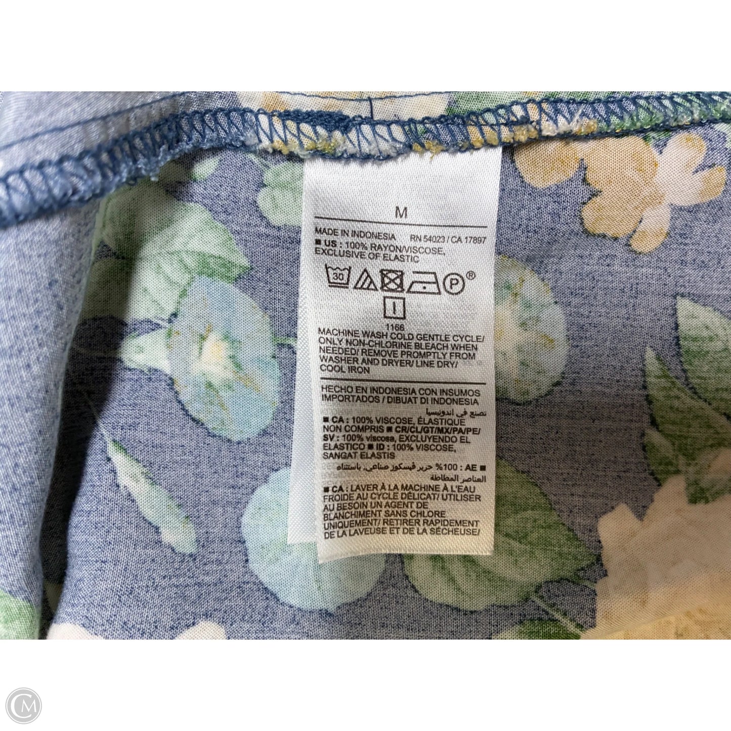 Dress Casual Short By Old Navy In Blue & Green, Size: M