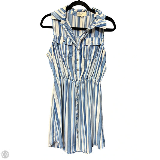 Dress Casual Short By Bebop In Blue & White, Size: M