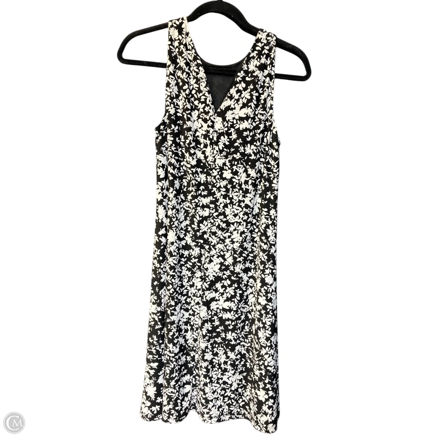 Dress Casual Short By Anne Klein In Black & White, Size: S