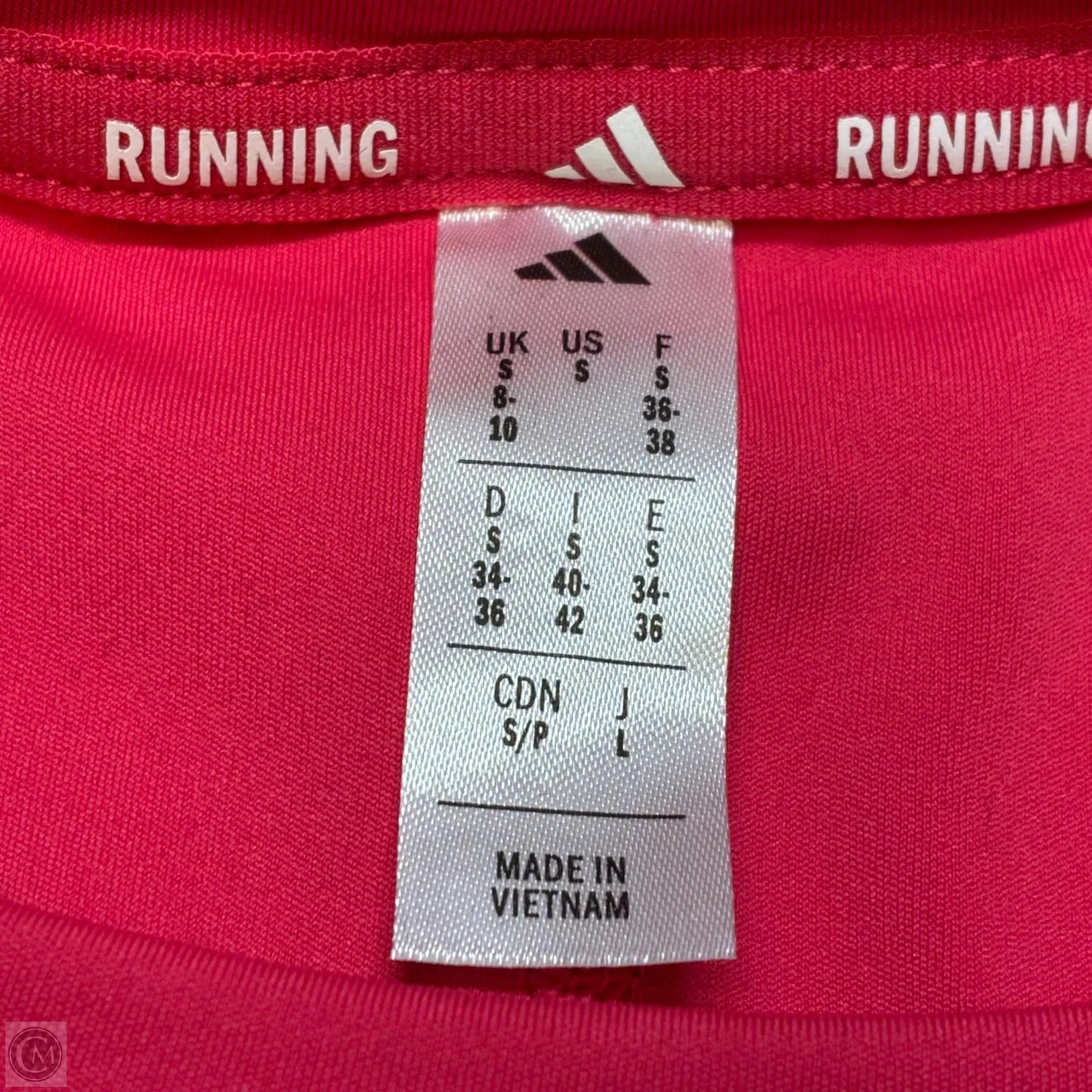 Athletic Tank Top By Adidas In Pink, Size: S